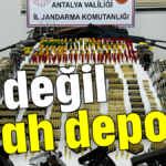 Ev değil silah deposu