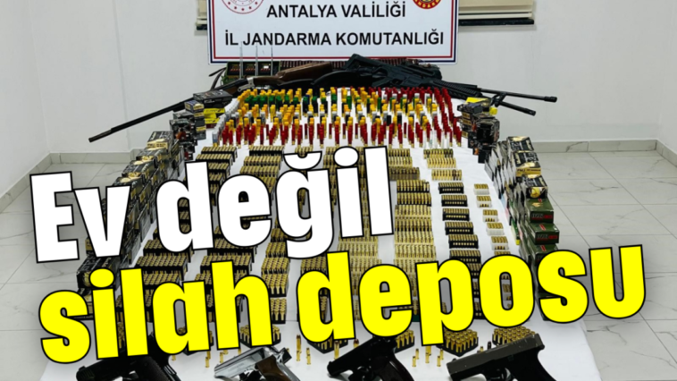 Ev değil silah deposu