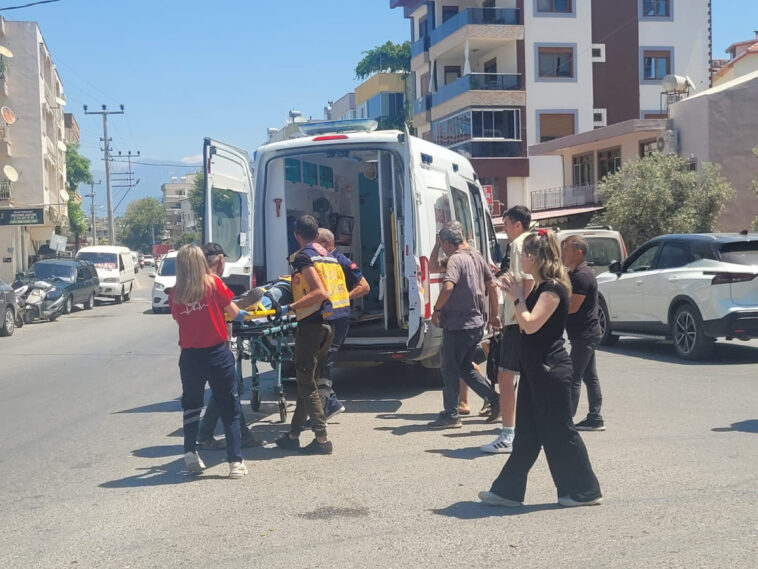 Gazipaşa'da direksiyon hakimiyetini kaybeden motosiklet sürücüsü yaralandı