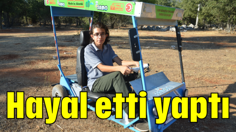 Hayal etti yaptı