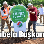 İlk tabela Başkan'dan