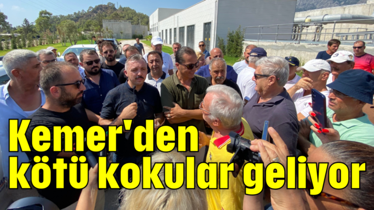 Kemer'den kötü kokular geliyor