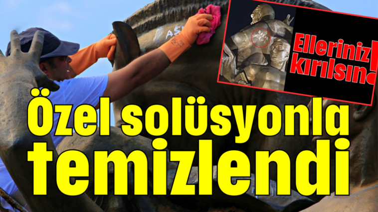 Özel solüsyonla temizlendi