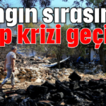 Yangın sırasında kalp krizi geçirdi