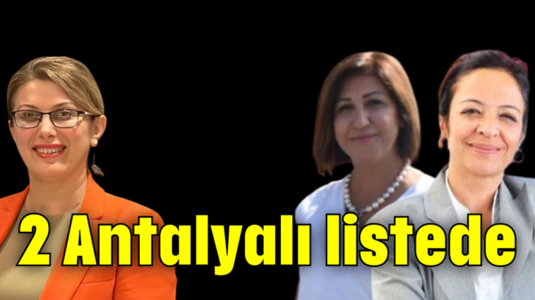 2 Antalyalı listede