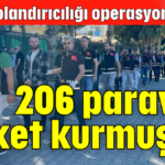 206 paravan şirket kurmuşlar