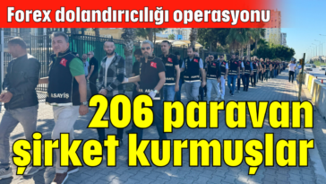 206 paravan şirket kurmuşlar