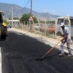 Büyükşehir asfalt onarım çalışması yapıyor