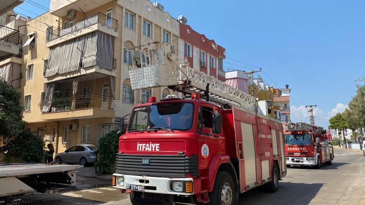 Antalyada dairede çıkan yangın büyümeden söndürüldü