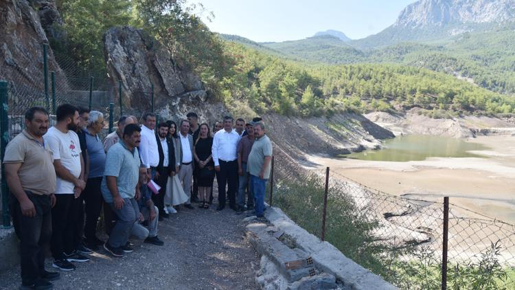 Kuraklıktan su seviyesi azalan Doyran Göletinde HES tepkisi