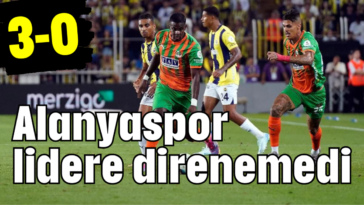 Alanyaspor lidere direnemedi: 3-0