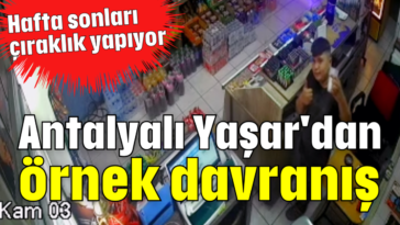 Antalyalı Yaşar'dan örnek davranış