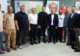 Antalyaspor Başkanı'ndan Kepezspor başkanına ziyaret