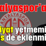 Antalyaspor'a hafriyat yetmemiş bahis de eklenmiş