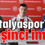 Antalyaspor'da beşinci imza