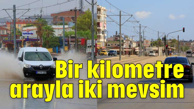 Bir kilometre arayla iki mevsim