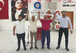 CHP Serik'te Şafak Aksu yeniden seçildi