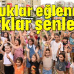 Çocuklar eğlendi parklar şenlendi