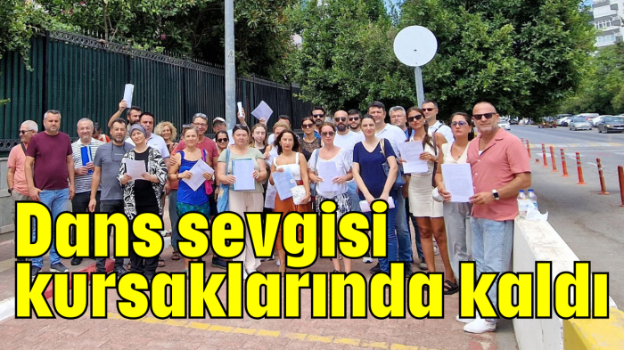 Dans sevgisi kursaklarında kaldı