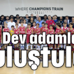 Dev adamlarla buluştular