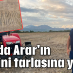 Funda Arar'ın ismini tarlasına yazdı