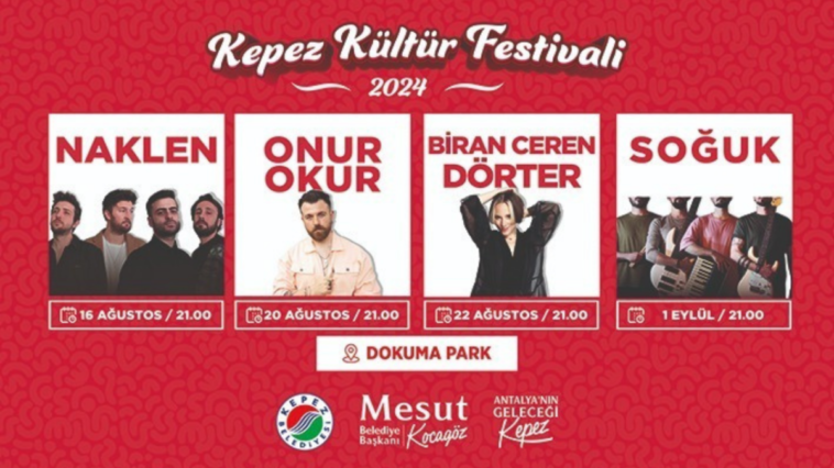 Kepez Festivali konserle renkleniyor