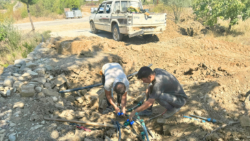 Manavgat Çaltepe'de içme suyu şebekesi yenileniyor