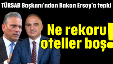 Ne rekoru oteller boş!