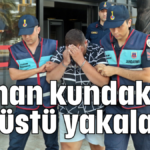 Orman kundakçısı suçüstü yakalandı