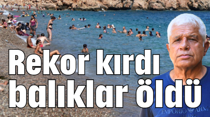 Rekor kırdı balıklar öldü