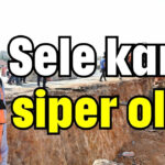 Sele karşı siper oldu