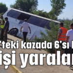 Serik'teki kazada 6'sı kadın 7 kişi yaralandı