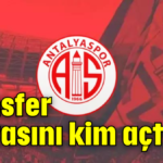 Transfer tahtasını kim açtırdı?