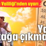 Yarın sokağa çıkmayın