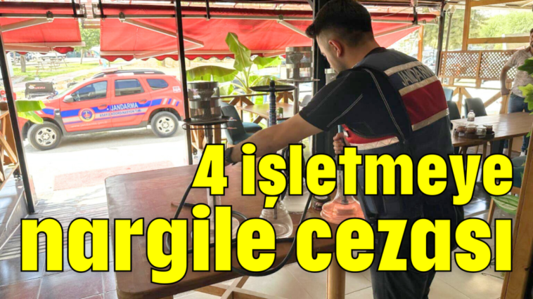 4 işletmeye nargile cezası