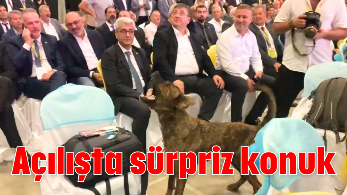 Açılışta sürpriz konuk