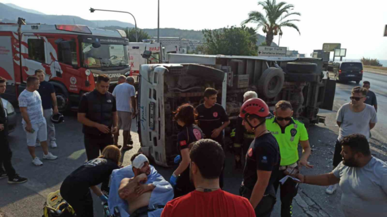 Alanya-Konaklı'da kaza 1 kişi ağır yaralandı