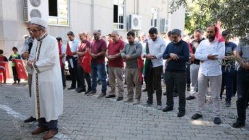 Alanya'da şehitler için gıyabi cenaze namazı kılındı