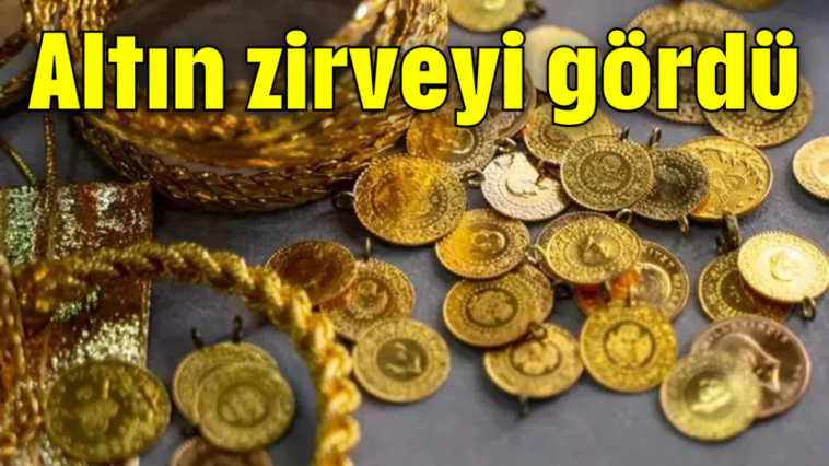 Altın zirveyi gördü