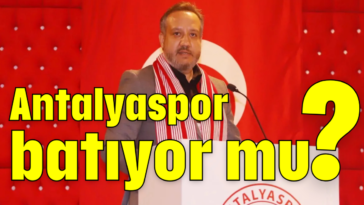 Antalyaspor batıyor mu?