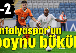 Antalyaspor'un boynu bükük 5-2