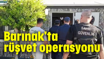 Barınak'ta rüşvet operasyonu