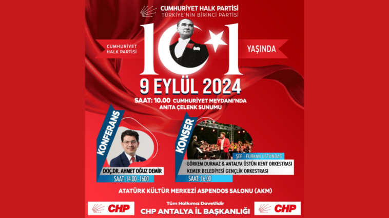 CHP 101 yaşında