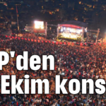 CHP'den 29 Ekim konseri