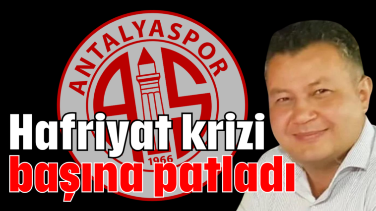 Hafriyat krizi başına patladı