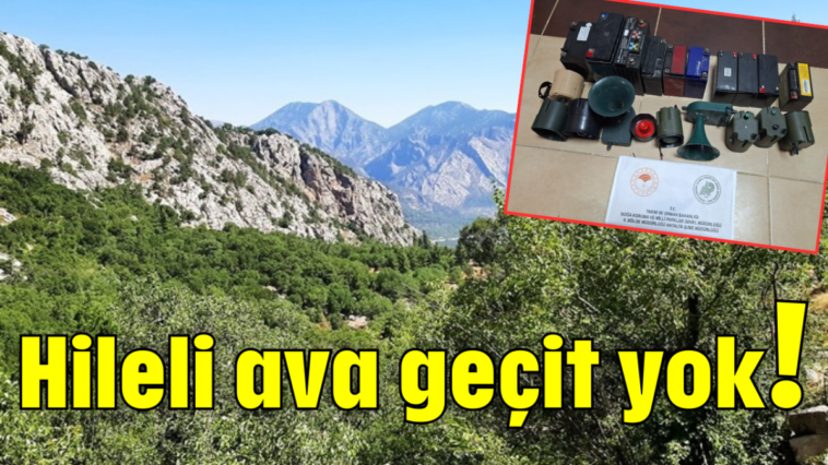 Hileli ava geçit yok!