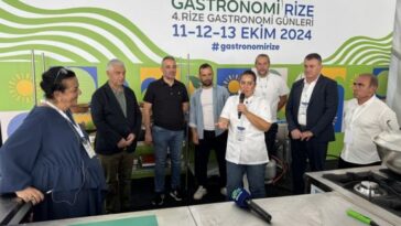 4.RİZE GASTONOMİ GÜNLERİ YAPILDI