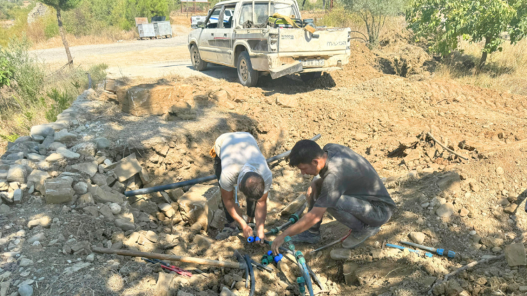 Manavgat Çaltepe'de içme suyu şebekesi yenileniyor