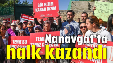 Manavgat'ta halk kazandı