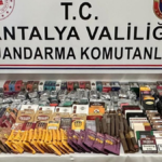 Manavgat'ta kaçak sigara ve tütün operasyonu